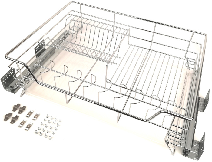Корзина 900 1-ур с сушкой д/посуды, напр. полн. выдв. с довод.JET