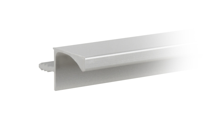 Ручка-профиль GOLA  для верних баз 4,1м, серебро матовое BOYARD(20)