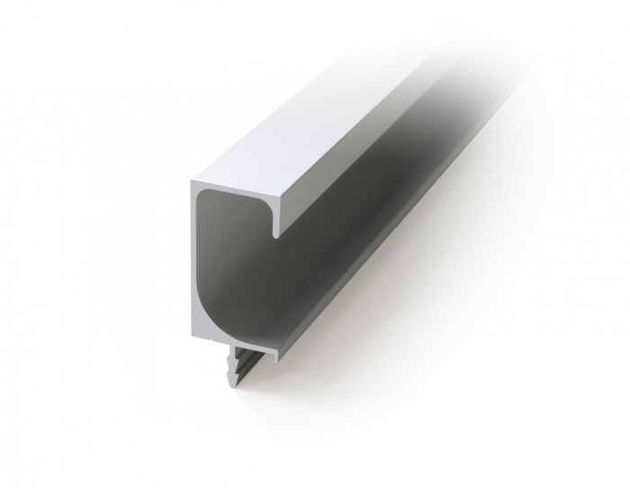 Ручка-профиль 002SC врезная (сатиновый хром) 3м, BOYARD