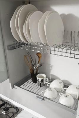 Посудосушитель 2-ур. база 900 мм, хром с рифл.рамкой Partner Range