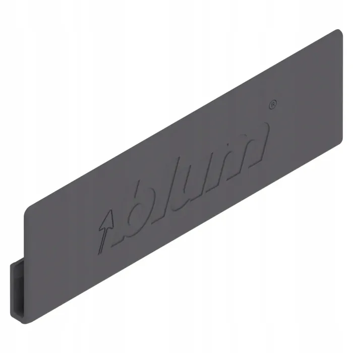 Заглушка прямоугольная MERIVOBOX д/царги с логотипом ABD.1000 серый орион BLUM