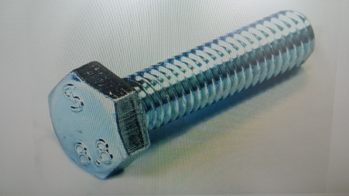 Болт М 6* 25 DIN 933 оцинков