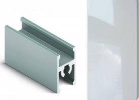 АЛ Белый глянец Рамка средняя под винт 5,8 м