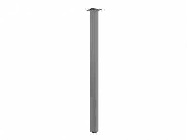 Опора 720мм,D=50мм квадратная, серая регулируемая пр-во Россия