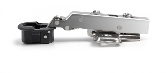 Петля накладная с доводчиком  95* Clip-on д/стеклянных дверей 505A BOYARD (300)