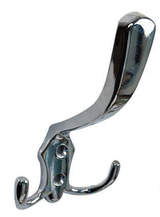 302K/585CP Крючок мебельный трехрожковый, хром JET