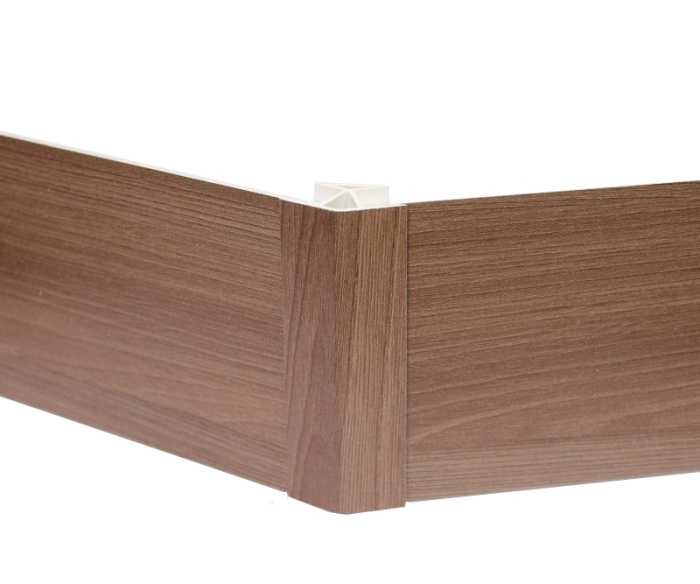 Угол для цоколя 90гр Ясень Шимо Темный Н100мм(пр-во Россия)