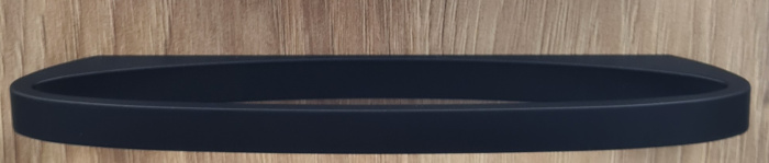 Ручка накладная  РА039.128.010 Черный глубоко-матовый №33 Валмакс