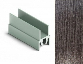 АЛ Графит венге ГЛЯНЕЦ рамка верхняя 6,0 м