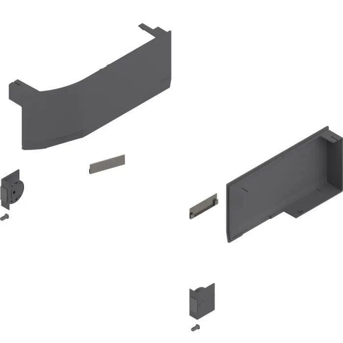 Комплект заглушек, кнопок и амортизаторов для AVENTOS HK top SERVO-DRIVE,темно-серый BLUM