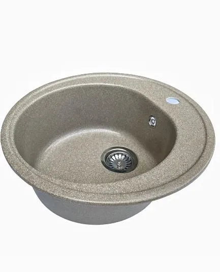 Мойка 500*500 круглая 01 Мокрый песок (Дюна)