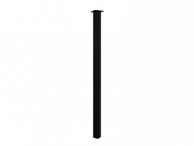 Опора 720мм,D=50мм квадратная, черная регулируемая пр-во Россия