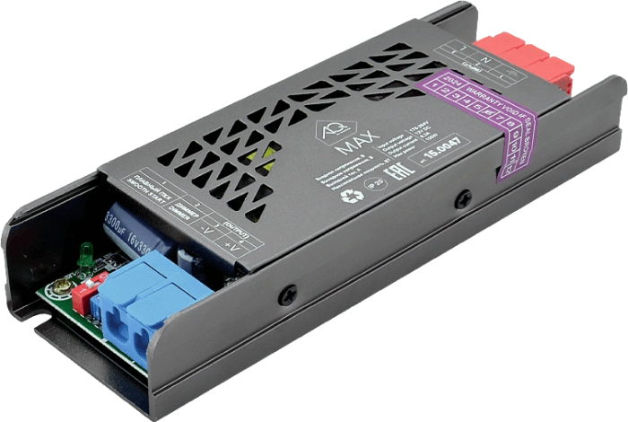 Блок питания для светодиодной ленты 220V/12V IP20 100W