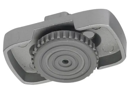 Опора регулируемая низкая, замак, алюминий STILOS Италия (компл-1шт)