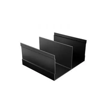 АЛ Черный матовый Верхняя направляющая 6м МП