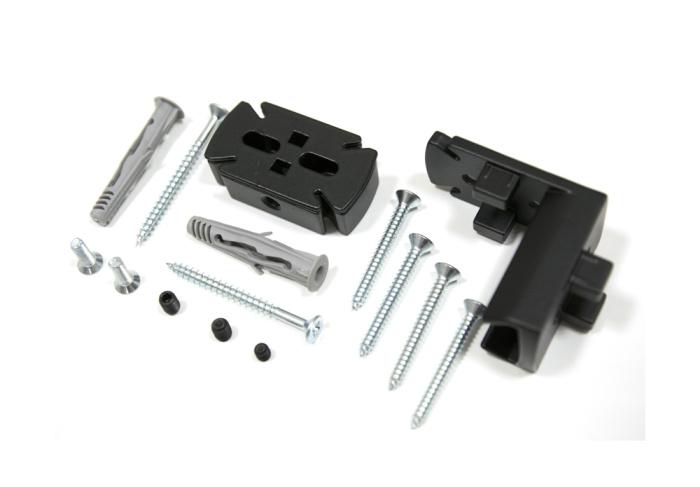 Угловое соединение 90*  замак, черный STILOS Италия