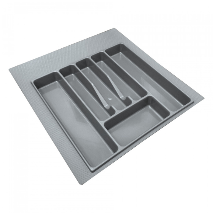 Лоток для ложек и вилок 500-550 мм серый Россия