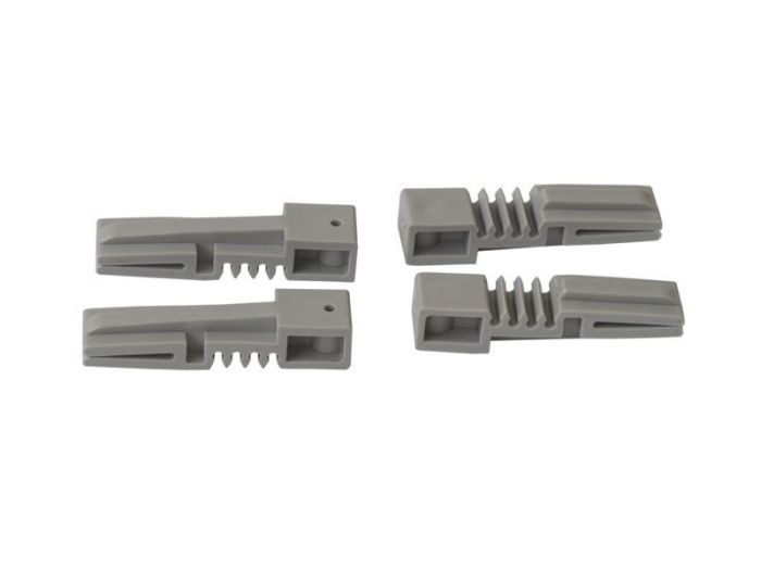 Прищепка для корзины серая (4шт)