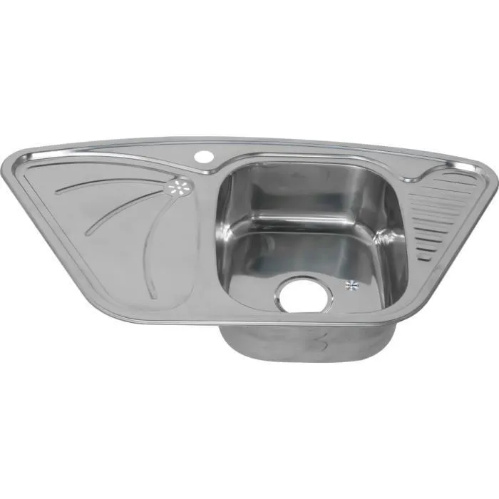 Мойка 950*500*180*0,8мм угловая  MELANA (7)