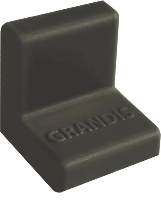 Накладка GRANDIS черный пластик. к уголку 25х25 (200)