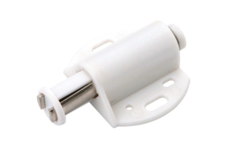 Магнитный держ. для 1 стекл. фасада, белый BOYARD