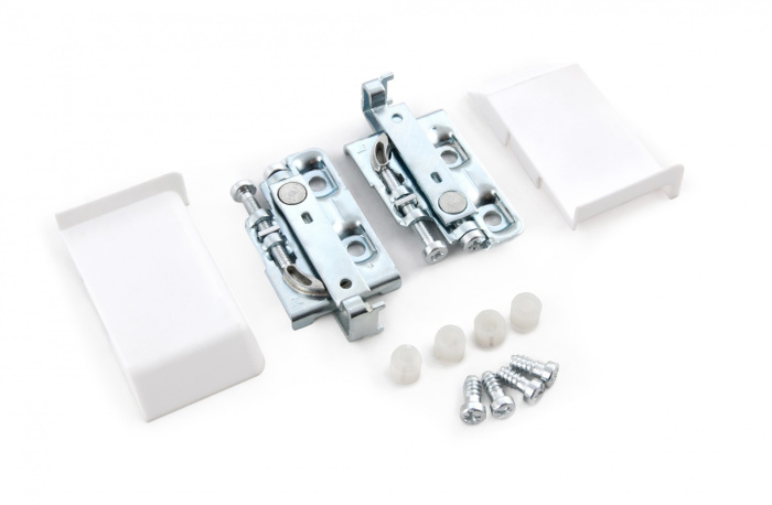 Навес для мебели BOYARD CH05 левый+правый с заглушками и крепежом, материал сталь,белый