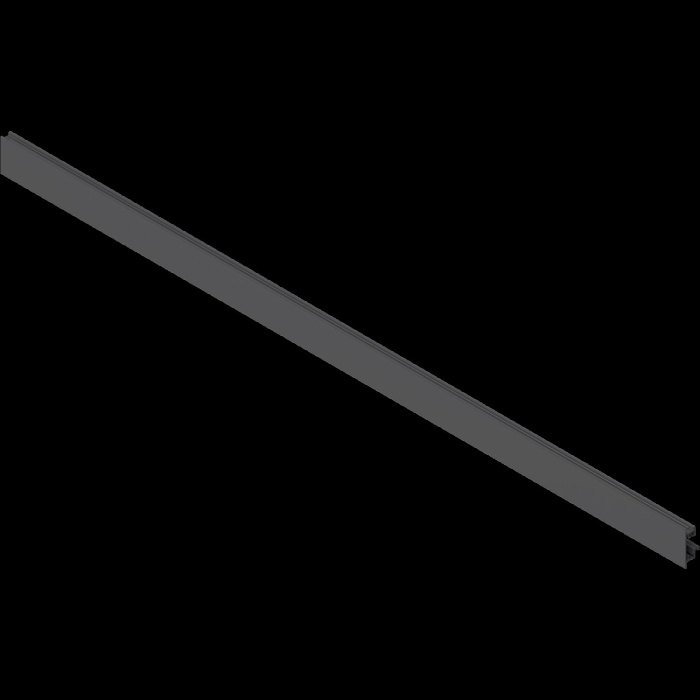 Передняя панель LEGRABOX, внутр.ящик и внутр.галерея с поперечным релингом, ШК=1200мм, орион серый