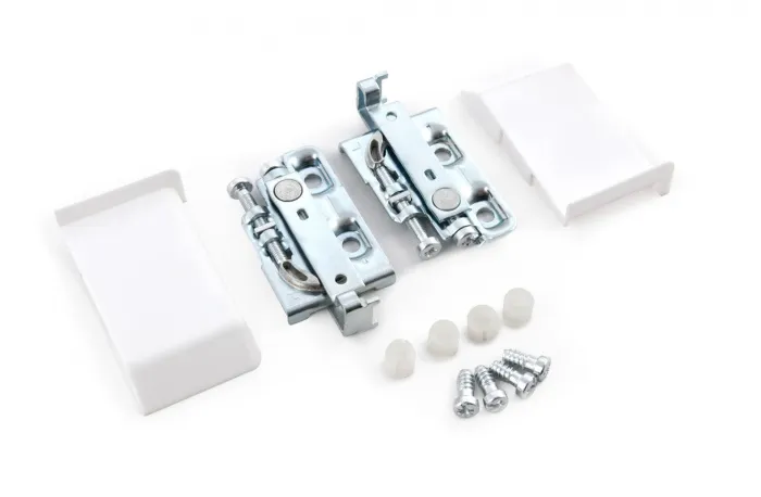 Навес для мебели BOYARD CH05 левый+правый с заглушками и крепежом, материал сталь,белый