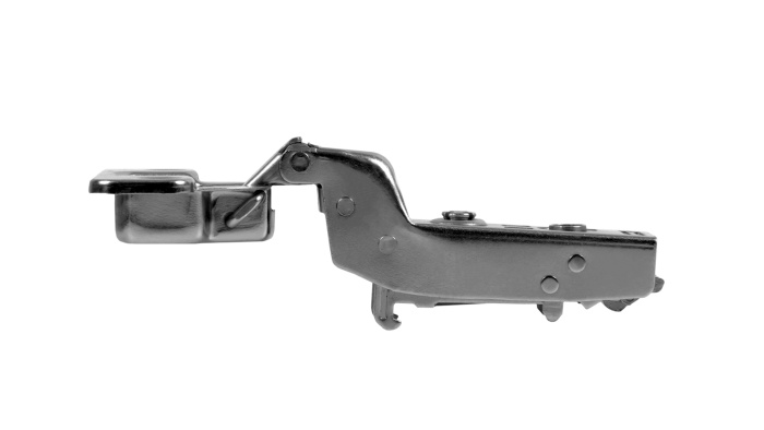 Петля вкладная с доводчиком 93* Clip-on 801C02 б/планки, черный никель EVO BOYARD