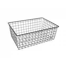 Сетчатая корзина 585*120*485 черная (без направляющих)