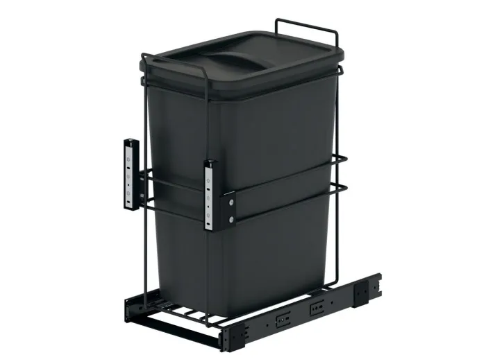 Ведро для мусора 300 мм 35 л крепл к фасаду с дов. (263x475x525 мм) S-2591-A, Starax 