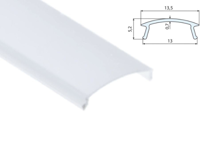 Рассеиватель для алюм профиля Stilos матовый 3000х13,5х5,2