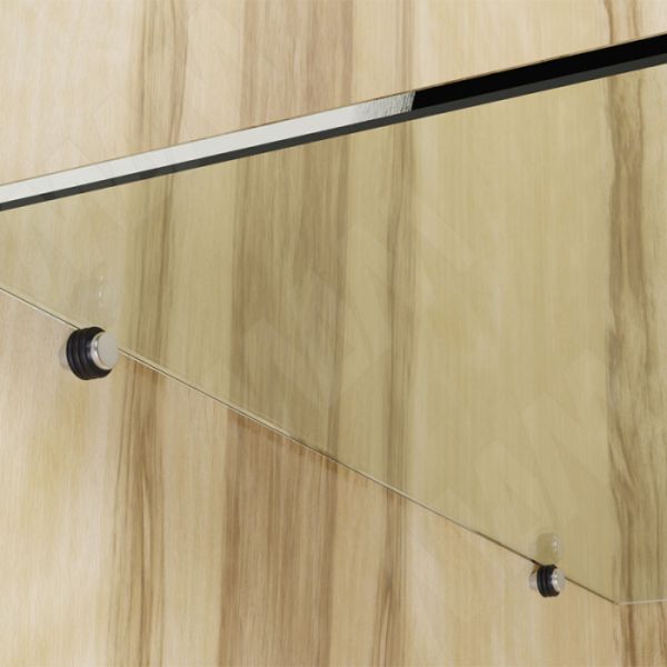 Полкодержатель для стеклянных полок, никель OR Италия