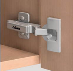 Петля угловая -30° CLIP top с пружиной б/планки 79B34513 BLUM 