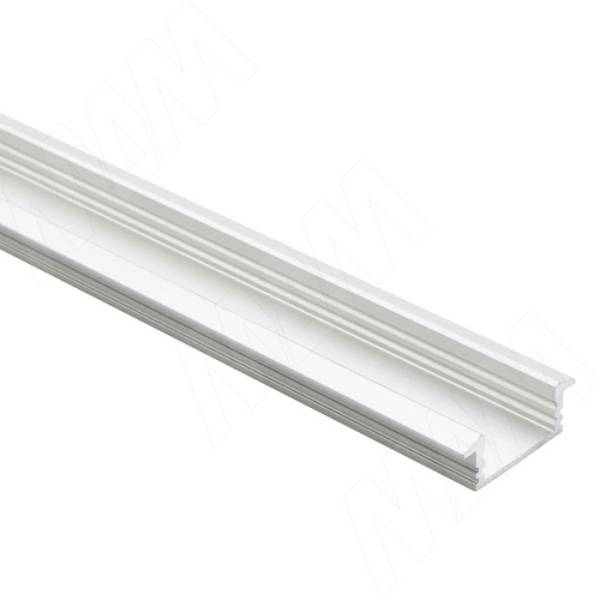 Профиль врезной для плоского рассеивателя FM1, серебро, 20*7.5мм, L-2000