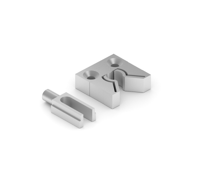 Стопор распашной системы хром матовый ARISTO