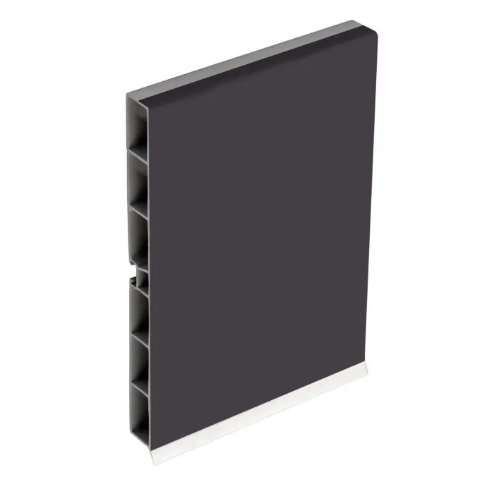 Цоколь Антрацит (Графит Зернистый) пластиковый h=150мм/4м