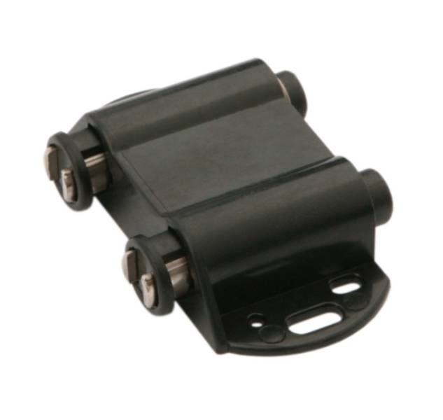 Магнитный держ. для 2-х стекл. фасада, черный BOYARD