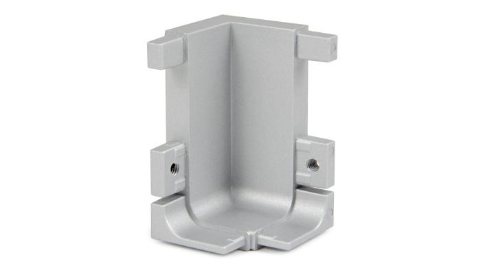 Уголок внутренний 90* для L-образного GOLA профиля, Матовое серебро BOYARD