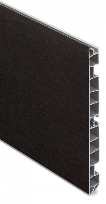 Цоколь Черный Глянец пластиковый h=100мм/4м SCLIM