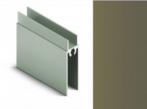 АЛ Матовая шампань темная Рамка нижняя 6м МП