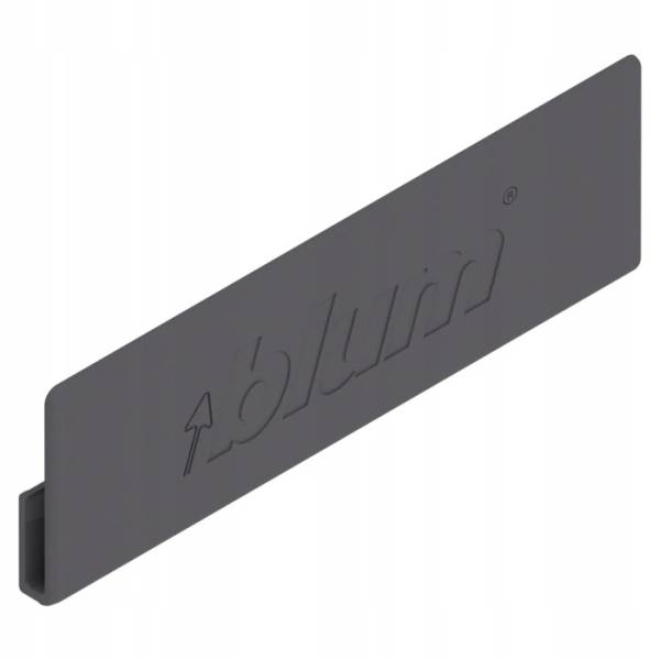 Заглушка прямоугольная MERIVOBOX д/царги с логотипом ABD.1000 серый орион BLUM