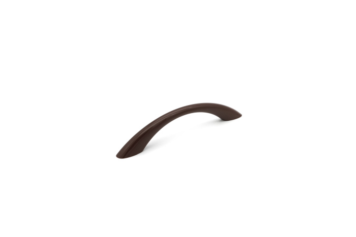Ручка-скоба Пластик Дельфин коричневая 96мм (25)