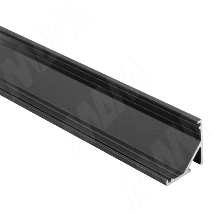 Профиль угловой для овального рассеивателя CM2, черный, 16*16мм, L-2000