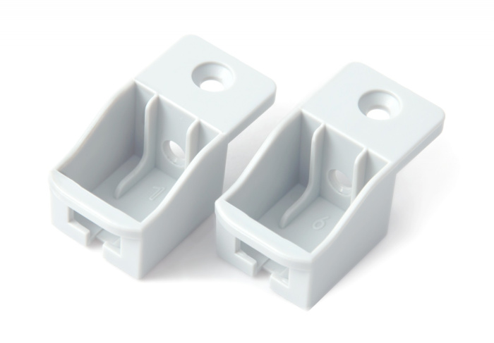 Держатель продольного рейлинга для SB08 СТАРТ, белый BOYARD