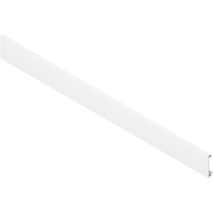 Передняя панель LEGRABOX, внутр.ящик и внутр.галерея с поперечным релингом ШК=1200мм белый шелк BLUM