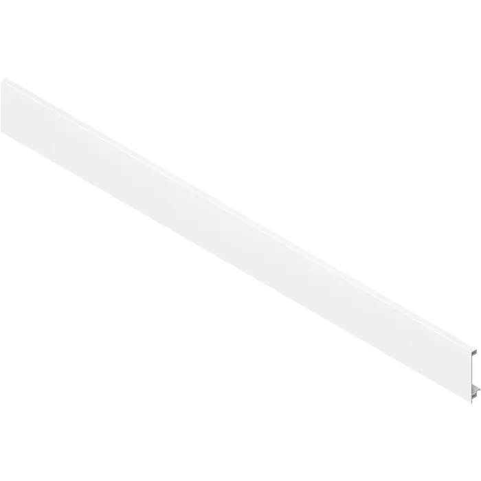 Передняя панель LEGRABOX, внутр.ящик и внутр.галерея с поперечным релингом ШК=1200мм белый шелк BLUM