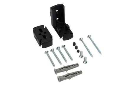 Угловое соединение 90*  замак, черный STILOS Италия