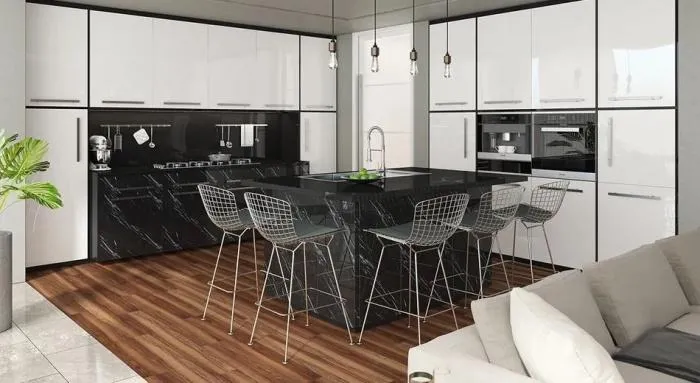 Панель Белый Глянец Р100(601) МДФ 16*1220*2800 1-стор, Кастамону