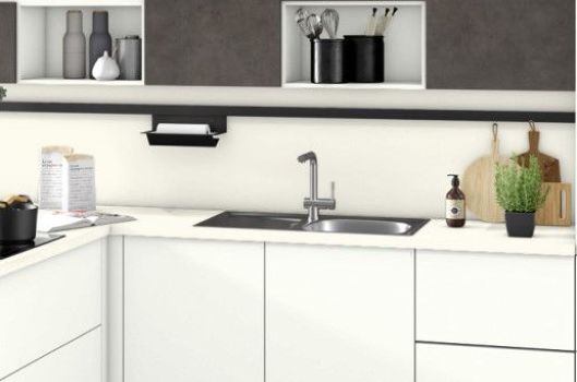 Белый Платиновый Стол 38*600*4100 ФиС